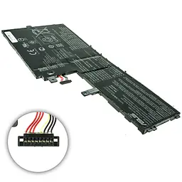 Батарея для ноутбука Asus C31N1721 (EeeBook E406SA, E406MA) 11.4V 5000 mAh 56Wh Black (0B200-02830100) - мініатюра 2