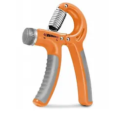 Еспандер кистьовий Power System PS-4021 з регульованим навантаженням 10-40 кг Power Hand Grip Orange (PS-4021_Orange) - мініатюра 4