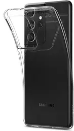Чохол прозорий протиударний Spigen Liquid Crystal ACS02348 для Samsung Galaxy S21 Ultra (6.8")
