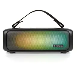 Портативная колонка REAL-EL RX717 8W Bluetooth TWS, RGB, Black - мініатюра 3