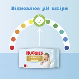 Набір вологі серветки Huggies Extra Care Sensitive 576 шт. (4 уп. x 144 шт.) - мініатюра 4