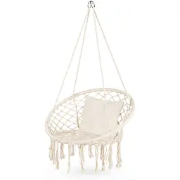 Садова гойдалка Boho Outtec XXL бежевий - мініатюра 1