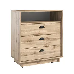 Комод Moreli Kuba FK-0001 з полицею та ящиками Ш 800хВ900хГ450мм Дуб Аппалачі