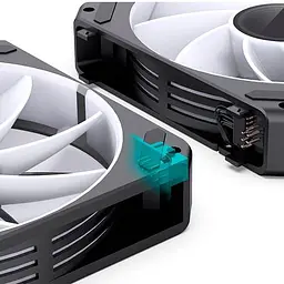 Вентилятор Jonsbo ZG-120BR (3in1) Black (120mm, 500-1500RPM, 36.8dB, 4pin) (ZG-120BR Black) - мініатюра 5