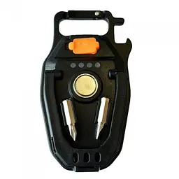 Ліхтар брелок Multitool LL-203-COB COB діод 3 світлодіоди 6 режимів USB Type-C магніт карабін - мініатюра 3