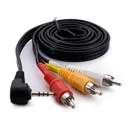 Кабель мультимедійний 3.5mm M to 3xRCA M 1.5m 90° corner Extradigital (KBV1732) - мініатюра 2