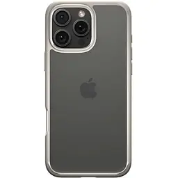 Прозорий чохол Spigen Ultra Hybrid Natural Titanium для iPhone 16 Pro (ACS08127) - мініатюра 4
