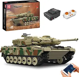 Конструктор танк   на радіокеруванні Mould King танк ЛЕОПАРД  LEOPARD  2 Tank  для дорослих та дітей військова техніка  1091 деталь