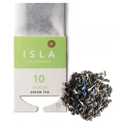 Чай зелений Isla Soursop №10 із саусепом на чайник 4 г х 10 шт
