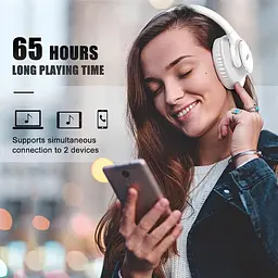 Бездротові навушники Kvidio Bluetooth з мікрофоном  - мініатюра 2