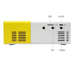 Проектор кишеньковий No Brand Panorama Yellow + PowerBank 2600mah - мініатюра 6