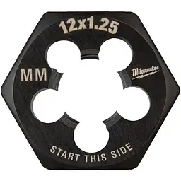 Плашка шестигранна MILWAUKEE, М12-1.25мм