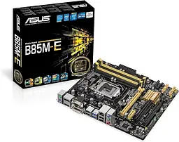 Материнська плата Asus B85M-E LGA 1150 (B85M-E) Б/В - мініатюра 3