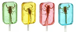 Льодяник зі скорпіоном Hotlix Scorpion Suckers Lollipop 1шт, 28г - мініатюра 3