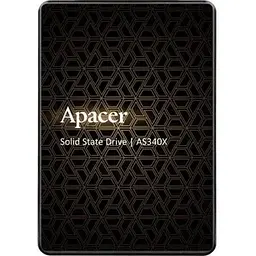Твердотільний накопичувач SSD Apacer 480Gb, AS340X, SATA3, 2.5", 3D TLC, 550/520 МБ/с teh0019816