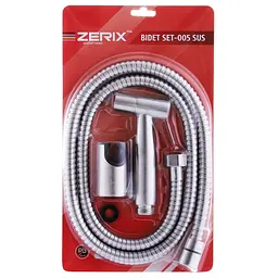 Гігієнічний гарнітур Zerix Bidet SET-005 ZX3100, Нержавіюча сталь - мініатюра 2