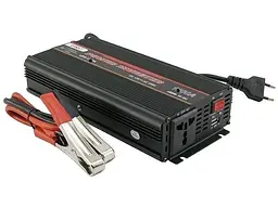 Перетворювач напруги 1800 W 12 V-220 V автомобільний інвертор з функцією заряджання акумулятора 20 A модифікована синусоїда UKC UPS-1800A