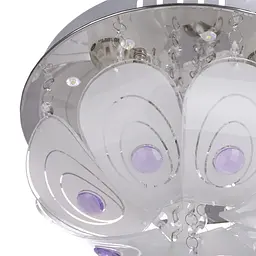 Люстра стельова Brille торт кришталева E14 40W CH (BCL-454C/3) - мініатюра 3