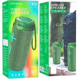 Bluetooth Колонка Borofone BR24 Dark Green - мініатюра 3