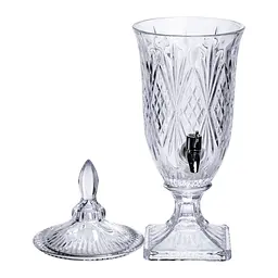Лимонадниця Classic Crystal 2л з краном HP-19-295 глечик диспенсер для напоїв прозорий Yiwu HP-19-295 - мініатюра 3