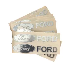 Наклейка з логотипом Ford метал, на клейкій стрічці 1шт (універсальна)