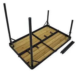 Стіл Bo-Camp Trafford 90x60 cm Brown (1404670) - мініатюра 4