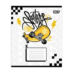 Зошит Yes Born to skate А5 12 аркушів коса лінія (768716), в асортименті - мініатюра 3