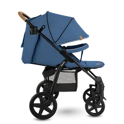 Прогулянкова коляска Lionelo Annet Plus Blue Denim - мініатюра 4