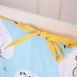 Суцільний борт в ліжечко  MirSon Kids Time 20-0044 Cats and bunnies 30х180 см (2200009666537) - мініатюра 4