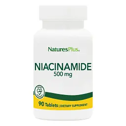Амінокислота Niacinamide 500 mg, 90 таблеток Natures Plus vit0003978