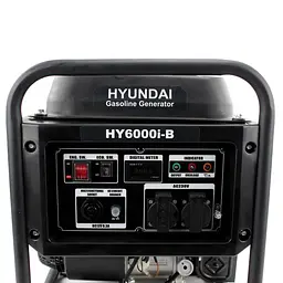 Інверторний генератор бензиновий HYUNDAI HY6000i-B (5.5/6.0 кВт) відкритого типу - мініатюра 2