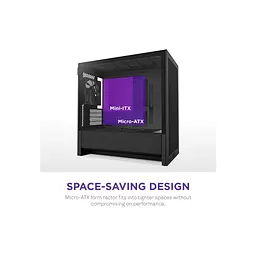 Корпус NZXT H3 Flow All Black (CC-H31FB-01) - мініатюра 3