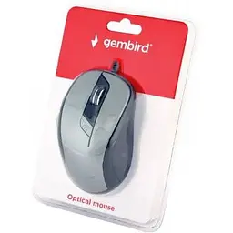 Миша Gembird MUS-6B-01-BG USB black/grey - мініатюра 3