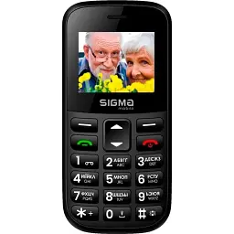 Телефон SIGMA Comfort 50 Easy (black)