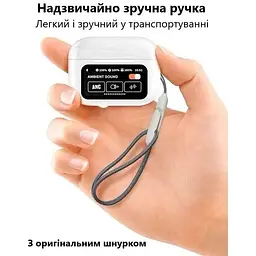 Бездротові навушники A9 Pro TWS Bluetooth 5.3 сенсорні White - мініатюра 5