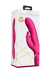 Вібратор-кролик Vive May G-Spot 22 см рожевий - мініатюра 2