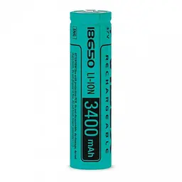 Акумулятор Videx Li-ion 18650 3400mAh 3,7V (без захисту) - мініатюра 2