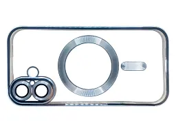 Чохол до мобільного телефона BeCover TPU Chrome Case (MagSafe) для Apple iPhone 16 Sierra Blue (712072) - мініатюра 5