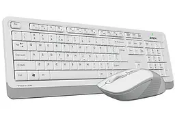 Комплект бездротовий A4tech Fstyler FG1010, White+Grey, клавіатура+миша - мініатюра 3