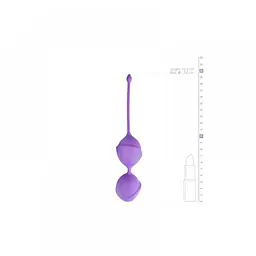 Вагінальні кульки подвійні Purple Double Vagina Balls - мініатюра 4