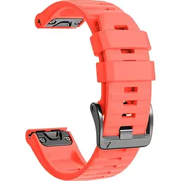 Ремінець ArmorStandart Silicon для Garmin 20mm Coral Red (ARM87730) [141552]