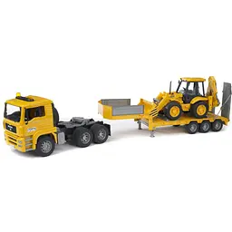 Тягач Bruder Man з екскаватором, 1:16 (02776) - мініатюра 2