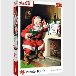 Пазл Trefl Санта Клаус біля каміна 1000 ел. (10922)