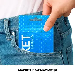 Мастурбатор Tenga Pocket Crystal Mist (SO5598) [96201] - мініатюра 5