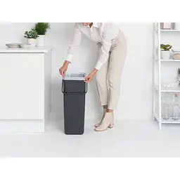 Відро для сміття Brabantia Sort&Go 40 л темно-сірий (251047) - мініатюра 7