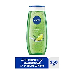 Гель для душу Nivea Lemongrass And Oil Shower Gel 250 мл (4005808125050) - мініатюра 4