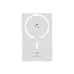 Зовнішній акумулятор магнітний Baseus MagPro Magnetic Bracket 5000mAh 20W (P10064101223-00) білий - мініатюра 2