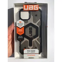 Оригінальний протиударний чохол UAG Pathfinder MagSafe для iPhone 15 Plus/14 Plus Ash 114357113131 - мініатюра 3