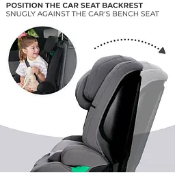 Автокрісло Kinderkraft Safety Fix 2 i-Size Grey KCSAFI02GRY0000 (00-00305219) - мініатюра 11