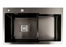Кухонна мийка Platinum HANDMADE 78*50С L (SP000041297) - мініатюра 2